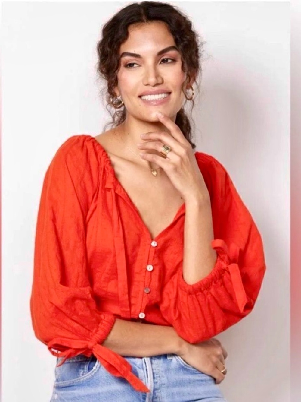 ✨ Cleobella Rylan Organic Cotton Top Size Small ✨